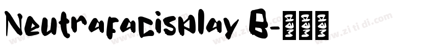 Neutrafacisplay B字体转换